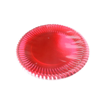 Plato Arance rojo de 30cm lateral